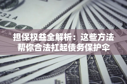 武汉担保权益全解析：这些方法帮你合法扛起债务保护伞
