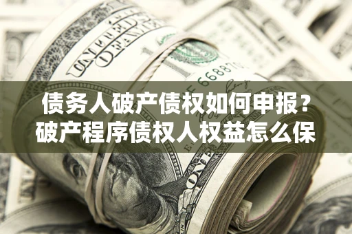 武汉债务人破产债权如何申报？破产程序债权人权益怎么保障？