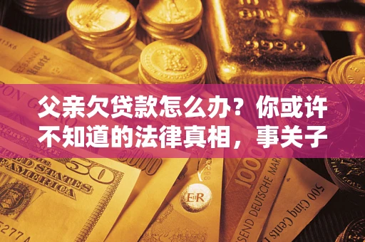 武汉父亲欠贷款怎么办？你或许不知道的法律真相，事关子女未来