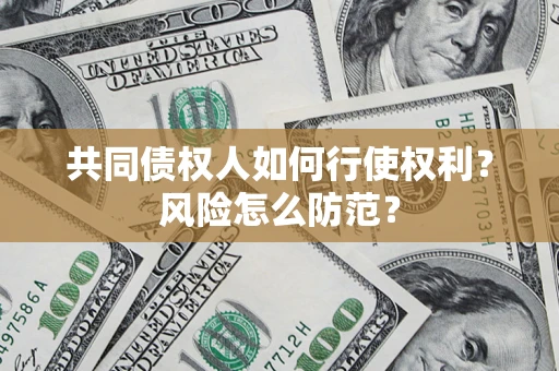武汉共同债权人如何行使权利？风险怎么防范？