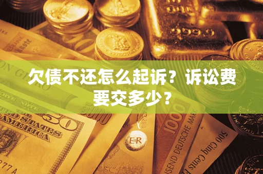 武汉欠债不还怎么起诉？诉讼费要交多少？