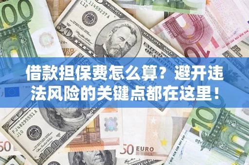 武汉借款担保费怎么算？避开违法风险的关键点都在这里！