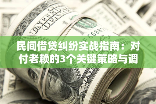 武汉民间借贷纠纷实战指南：对付老赖的3个关键策略与调解盲区解析