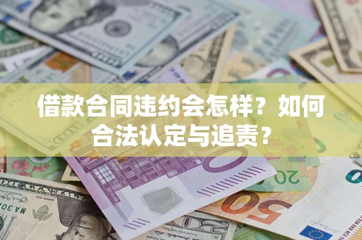 武汉借款合同违约会怎样？如何合法认定与追责？