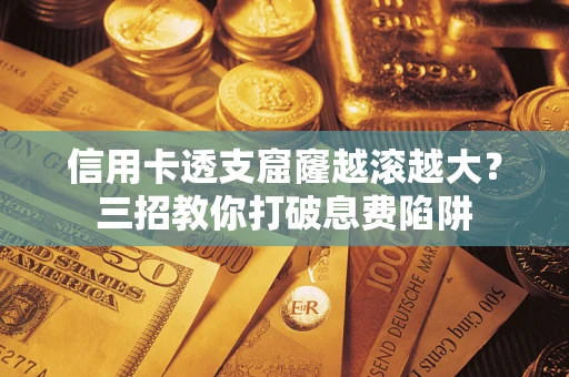 武汉信用卡透支窟窿越滚越大？三招教你打破息费陷阱