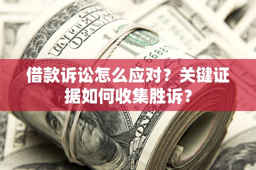 武汉借款诉讼怎么应对？关键证据如何收集胜诉？